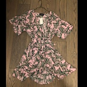 Vici Dolls- Tahiti Sweetie Tie Front Ruffle Dress